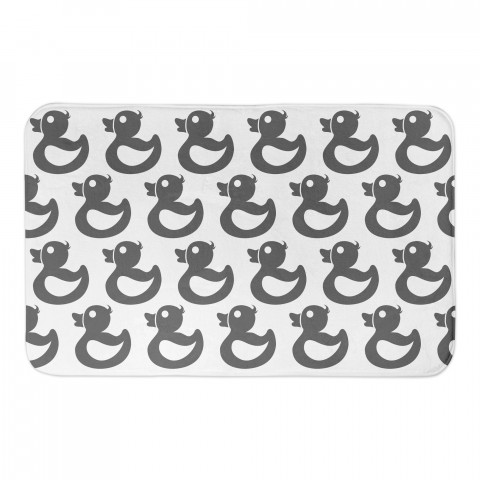 Rubber Duck Pattern 34x21 Bath Mat