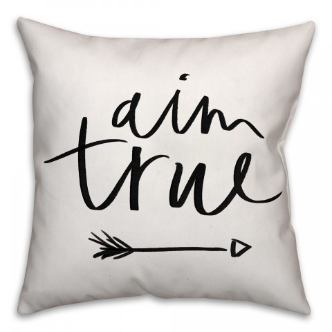 Aim True 16x16 Spun Poly Pillow