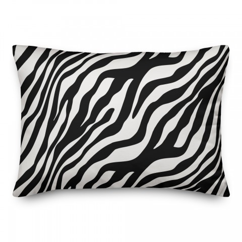 Zebra Print 14x20 Spun Poly Pillow