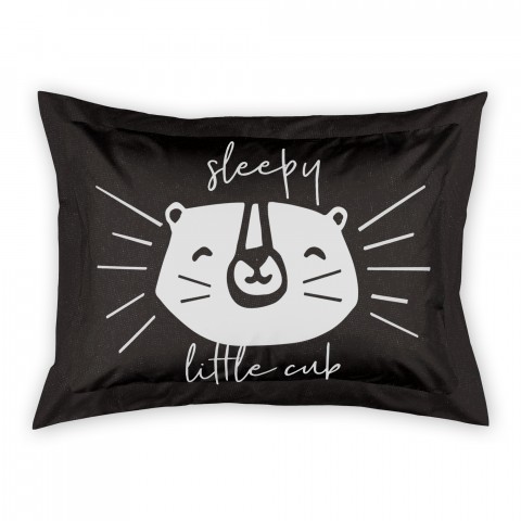 Sleepy Little Cub Standard Brushed Poly Sham