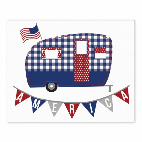 American Camper 8x10 Tabletop Canvas