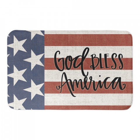 God Bless America 34x21 Bath Mat