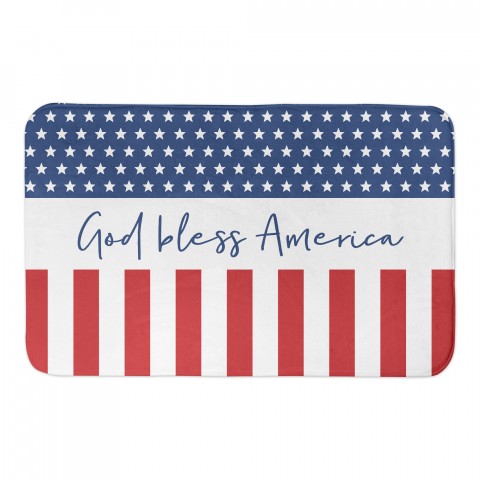 God Bless America 34x21 Bath Mat