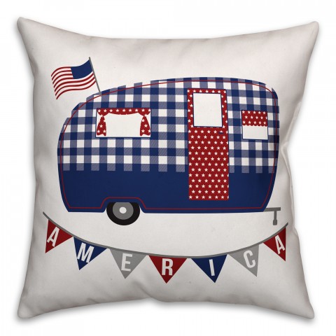 American Camper 18x18 Spun Poly Pillow