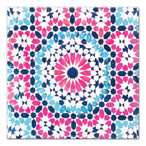 Bright Mandala 20x20 Canvas Wall Art