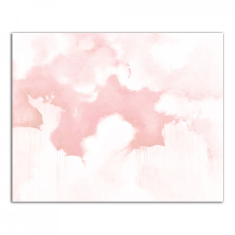 Blush Pink Clouds 24x30 Canvas Wall Art