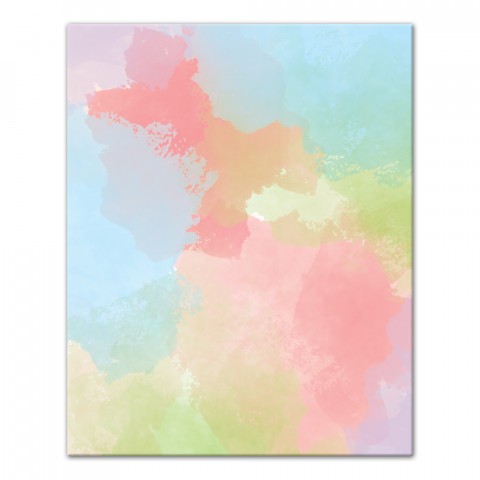 Pink Watercolor 16x20 Canvas Wall Art