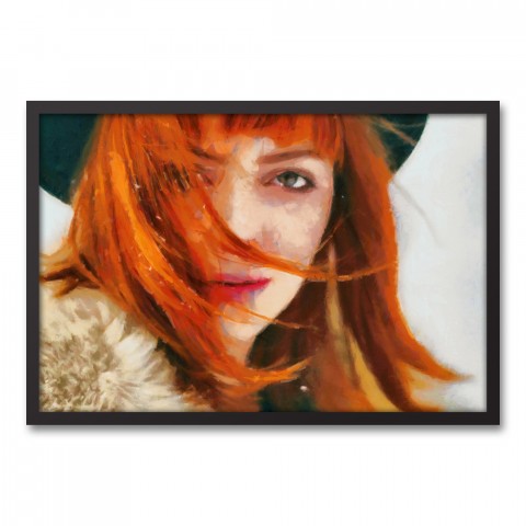 Irish Winter 20x30 Black Framed Canvas