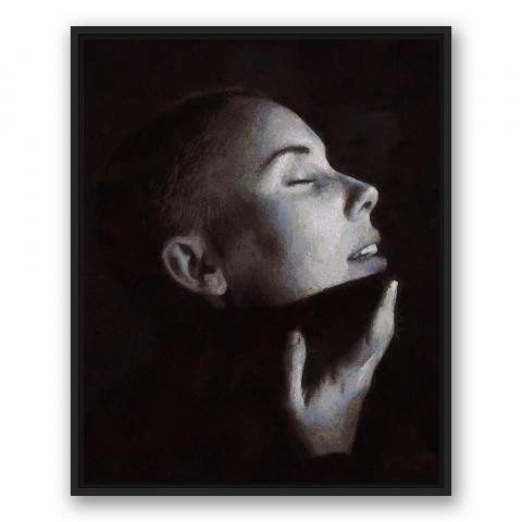 Out Of The Shadows 24x30 Black Floating Framed Canvas