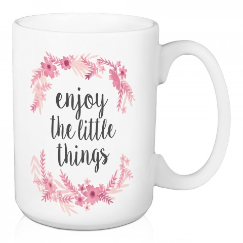 Enjoy the Little Things 15 oz Mug