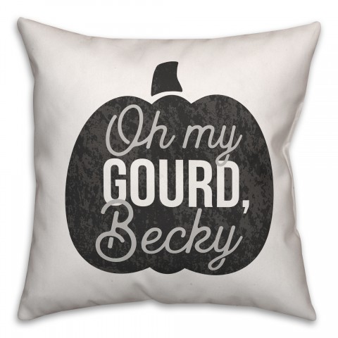 Oh My Gourd, Becky 18x18 Spun Poly Pillow