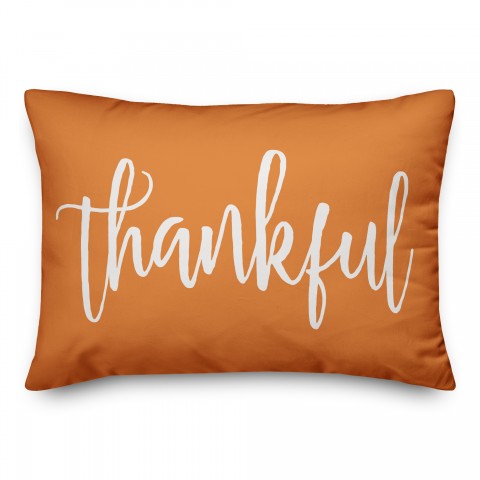 Thankful & Blessed 14x20 Spun Poly Pillow