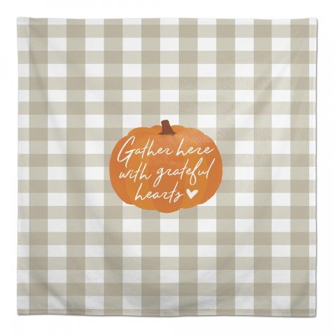 Gather Here With Grateful Hearts Tablecloth