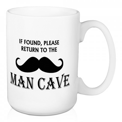 Return to the Man Cave 15 oz Mug