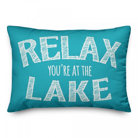 Relax You're at the Lake 14x20 Indoor / Outdoor Pillow