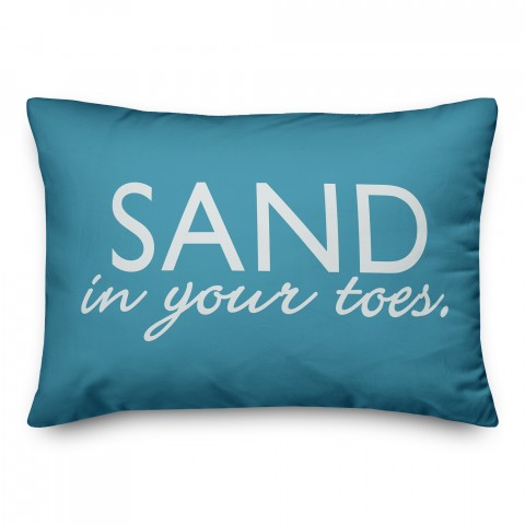 Sand in your Toes 14x20 Indoor / Outdoor Pillow