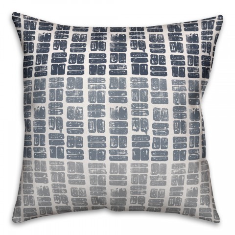 Dusty Blue Swatches 18x18 Spun Poly Pillow