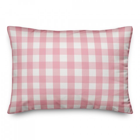 Pink Buffalo Check 14x20 Indoor / Outdoor Pillow