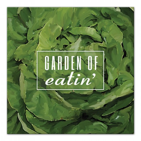 Garden of Eating 16x16 Canvas Wall Art