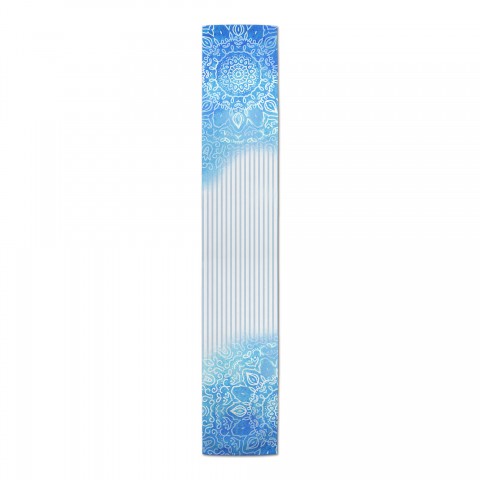 Blue Mandalas & Stripes Runner