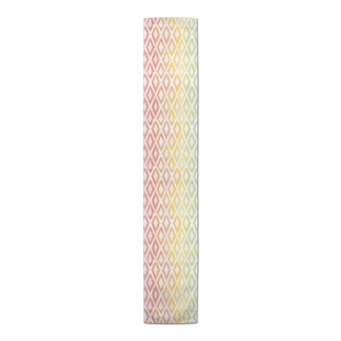 Watercolor Ikat Runner