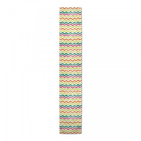 Colorful Summer Zig Zag Runner