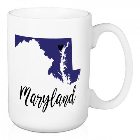 Maryland State Pride Baltimore Love 15 oz Mug