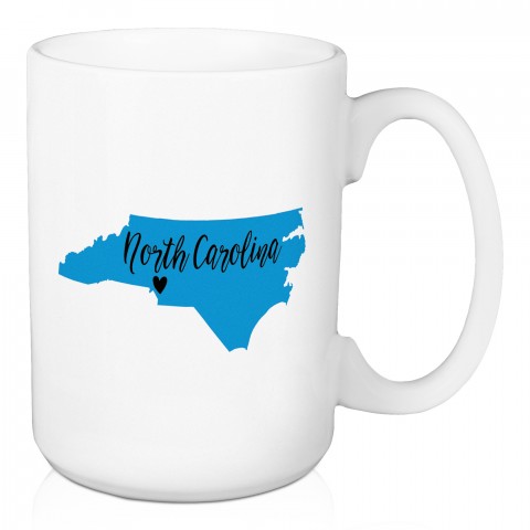 North Carolina State Pride Chapel Hill Love 15 oz Mug