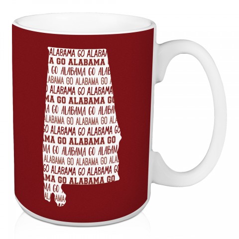 Go Alabama 15 oz Mug