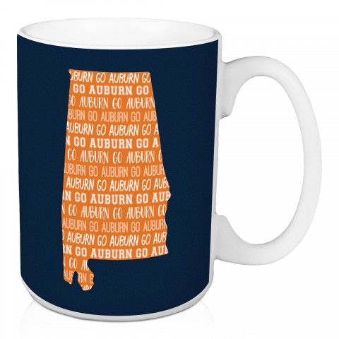 Go Auburn 15 oz Mug