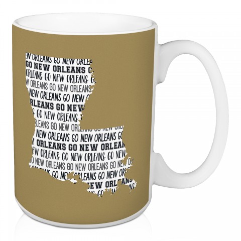 Go New Orleans 15 oz Mug