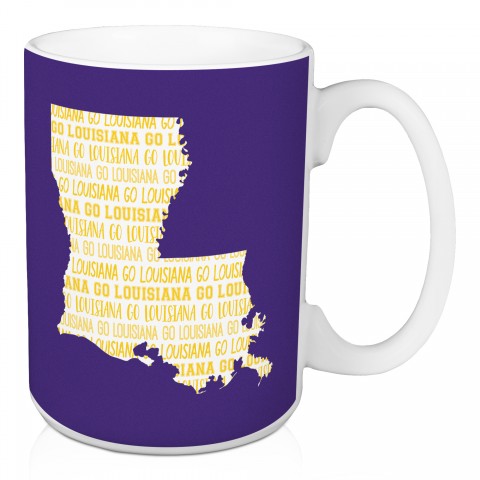 Go Louisiana 15 oz Mug