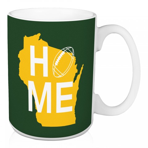 Green Bay Home Football 15 oz Mug
