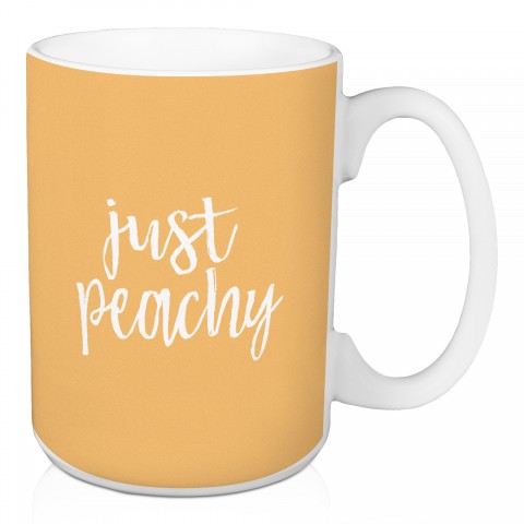 Just Peachy 15 oz Mug