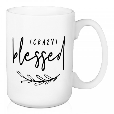 Crazy Blessed 15 oz Mug