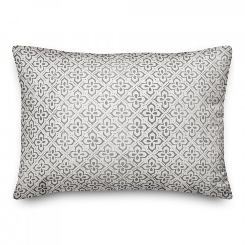 Faded Gray Pattern 14x20 Indoor / Outdoor Pillow