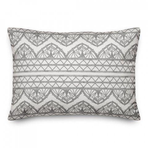Boho Lace Pattern 14x20 Indoor / Outdoor Pillow
