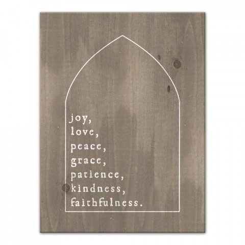 Inspirational Words Arch 18x24 Canvas Wall Art