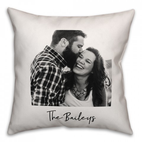 Photo Upload 18x18 Personalized Indoor / Outdoor Pillow