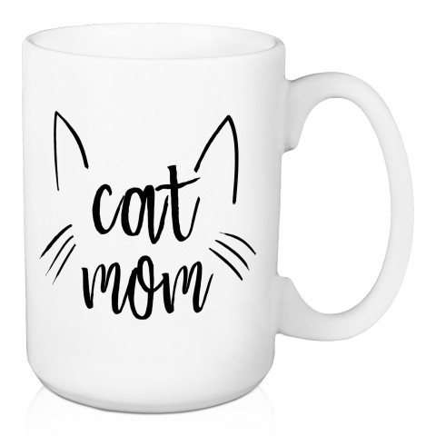 Cat Mom 15 oz Mug
