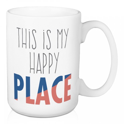 This Is My Happy Place 15 oz Mug