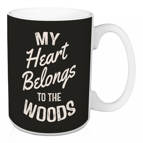 My Heart Belongs To The Woods 15 oz Mug