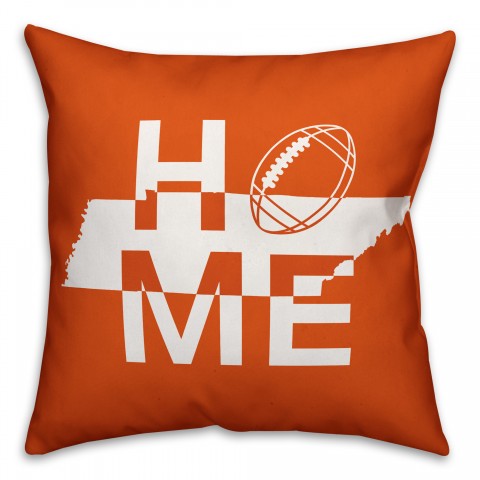 Tennessee Home Football 18x18 Indoor / Outdoor Pillow