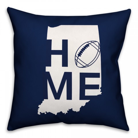 Indianapolis Home Football 18x18 Indoor / Outdoor Pillow