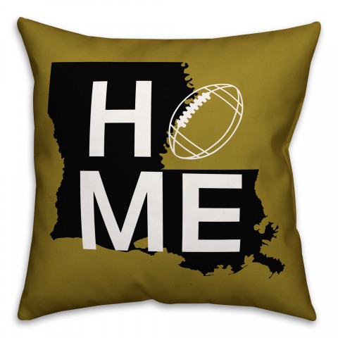 New Orleans Home Football 18x18 Indoor / Outdoor Pillow