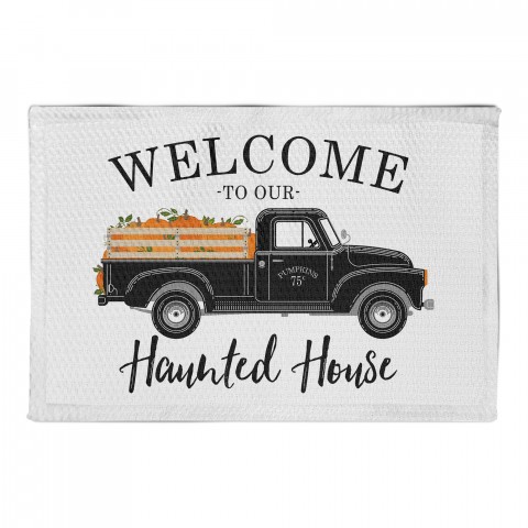 Welcome to Our Haunted House 2x3 Area Rug
