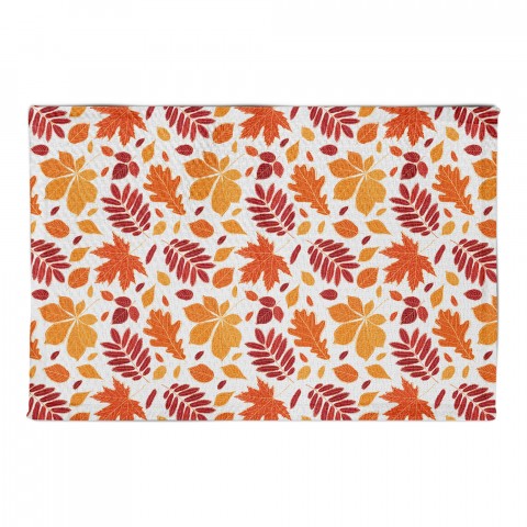 Autumn Leaves Pattern 2x3 Area Rug