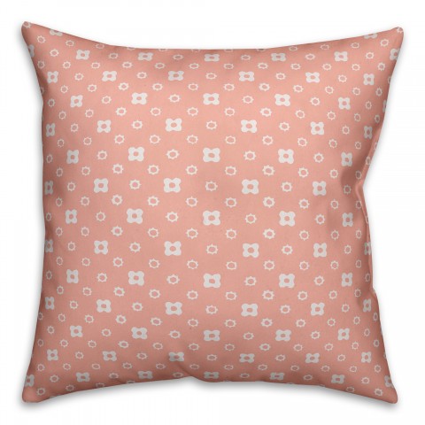 Pink Floral Pattern Pillow