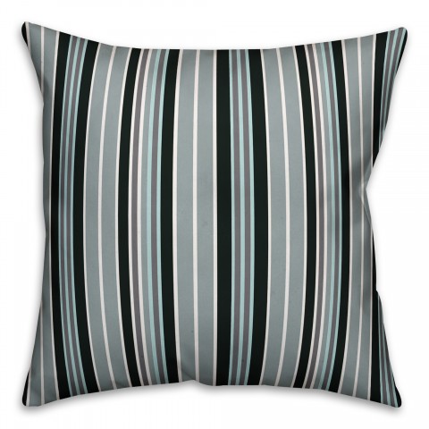 Blue Stripes Pillow Cover