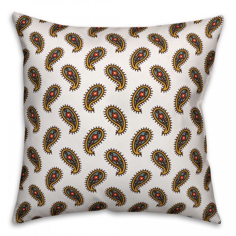 Paisley Pattern Pillow Cover